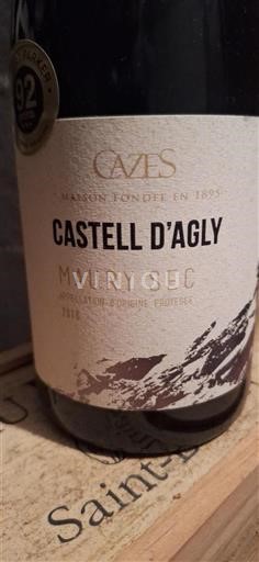 Roussillon Maury suché Domaine Cazes Castell d'Agly 2016