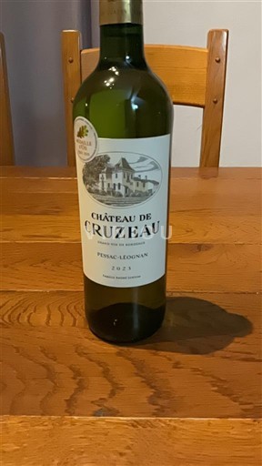 Bordeaux Pessac-Léognan Cruzeau 2023