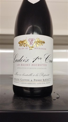 Borgonha Não especificado Premier Cru Domaine Gaston & Pierre Ravaut Les Basses Mourottes 2022
