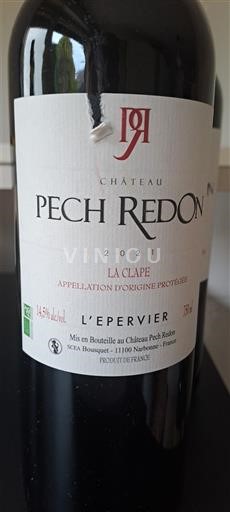 Languedoc La Clape Château Pech Redon L'Epervier 2021