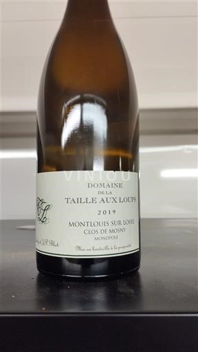 Vallée de la Loire Montlouis-sur-loire La taille aux loups Clos de Mosny Monopole 2019