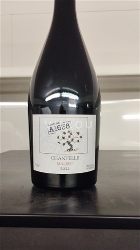 Sudoeste Cahors Domaine Chantelle Cadastre A.1638 2022