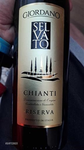 Toscane Chianti Giordano Selvato Riserva Non Millésimé