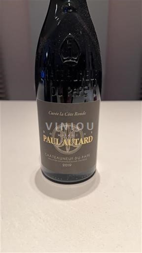 Vallée du Rhône Châteauneuf-du-pape Domaine Paul Autard la Côte Ronde 2019