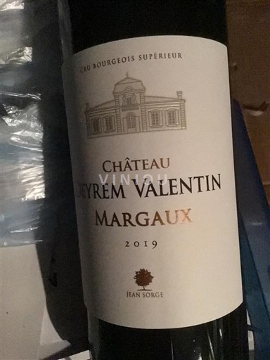 Bordeaux Margaux Château Meyreym Valentin 2019