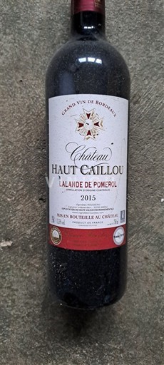 Bordo Lalande-de-Pomerol Chateau Haut Caillou 2015
