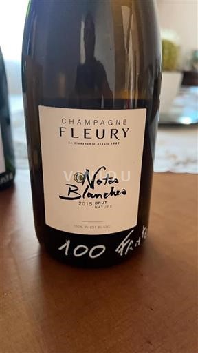 Champagne Fleury Notes Blanches 2015
