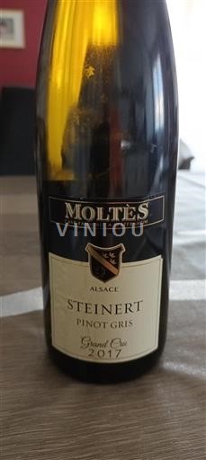 Alsace Không được chỉ định Grand Cru Moltes Steinert 2017