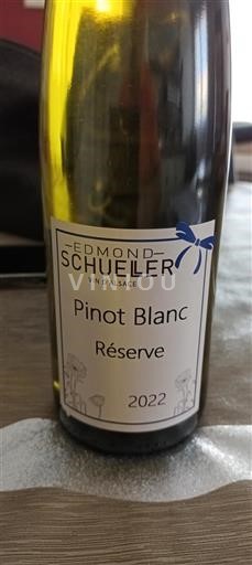 Alsace Pinot blanc Edmond Schueller Réserve 2022