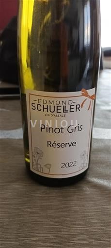 Alsace Pinot grigio Edmond Schueller Réserve 2022