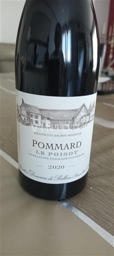 Burgundy Pommard Domaine Bellene Le Poisot 2020