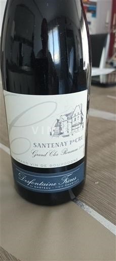 Burgundy Not Specified Premier Cru Desfontaine Frères Grand Clos Rousseau 2019