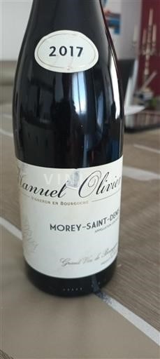 Borgonha Morey-Saint-Denis Grand Cru Manuel Olivier 2017