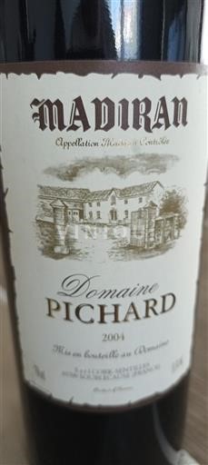 Sudoeste Madiran Domaine Pichard 2004