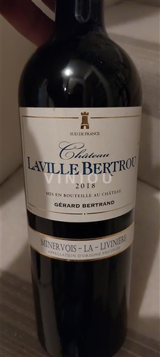 Languedoc Minervois-la-livinière Château Laville Bertrou 2018