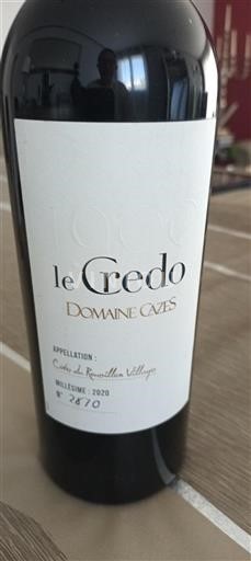 Roussillon Côtes du Roussillon Villages Domaine Cazes Le Credo 2020