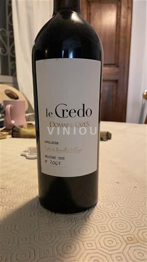 Roussillon Côtes du Roussillon Villages Domaine Cazes Le Credo 2020