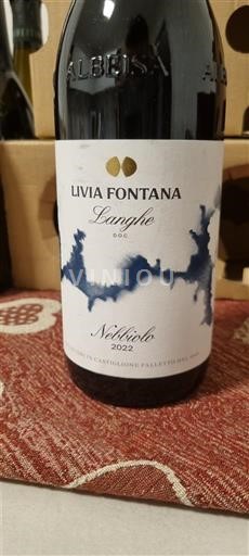 Piëmont Langhe Livia Fontana Nebbiolo 2022
