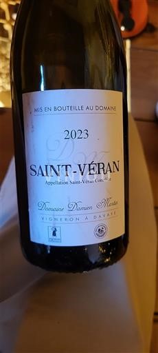 Burgundsko Saint-Véran Domaine Damien Martin 2023