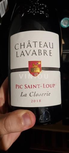 Languedoc Pic-saint-loup Château Lavabre La Closerie 2018