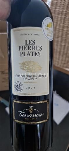 Roussillon Côtes du Roussillon Villages Terrassous Les Pierres Plates 2022