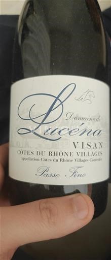 Rhônen laakso Côtes-du-rhône-villages Domaine Lucena Passo Fino Ei vuosikertaa