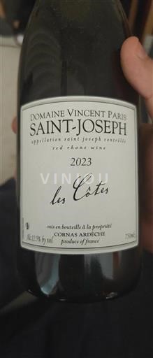 Rhônedalen Saint-Joseph Domaine Vincent Paris Les Côtes 2023