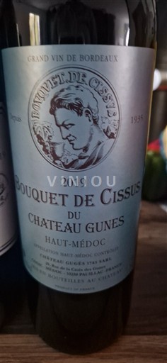 Bordeaux Haut-Médoc Château Gunes Bouquet de Cissus 2019