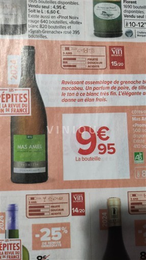 Linguadoca Non specificato Mas Amiel Promesse 2024