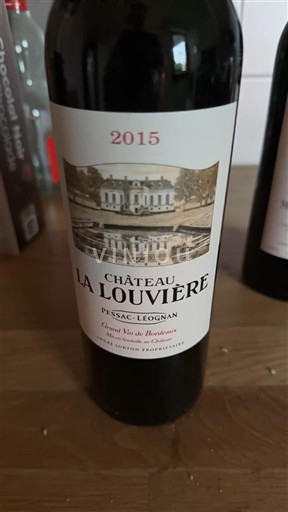 Bordeaux Pessac-Léognan Château La louviere 2015