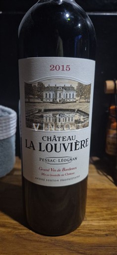 Bordeaux Pessac-Léognan Château La louviere 2015