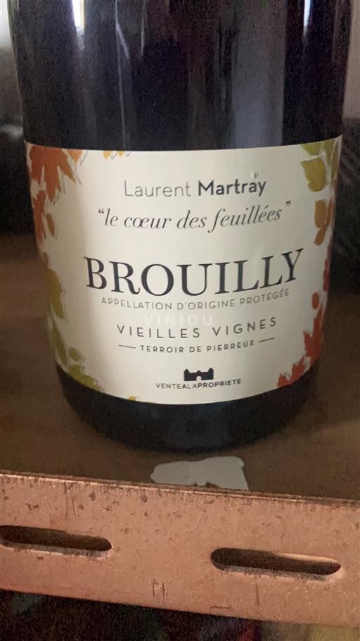 Beaujolais Brouilly Laurent Martray Le Coeur des Feuillées 2024