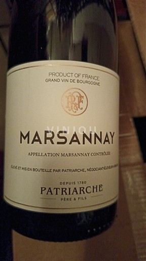 Burgundy Marsannay Patriarche Père & Fils 2023