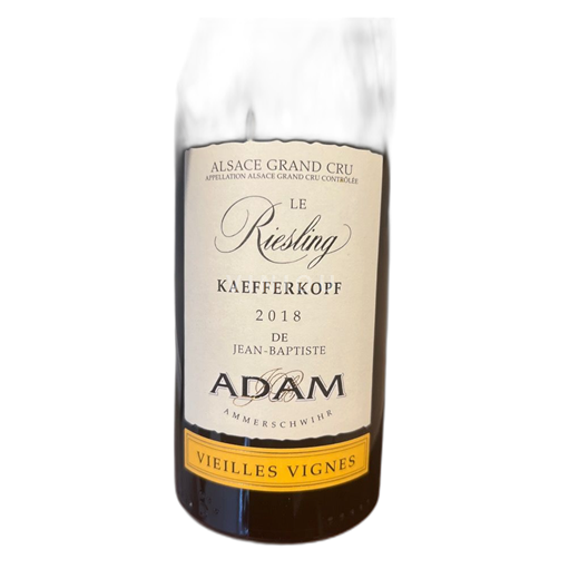 Alsace Riesling Grand Cru JB Adam Kaefferkopf Vieilles Vignes 2018