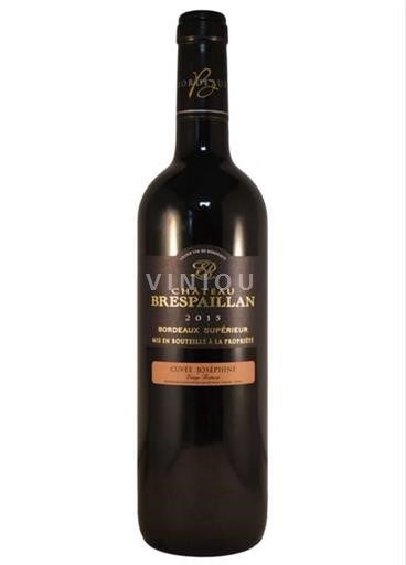 Bordéus Bordeaux Superior Château Brespaillan Joséphine 2015