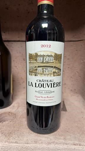 Bordeaux Pessac-Léognan Château La louviere 2012