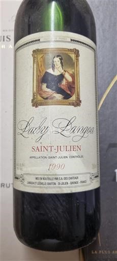 Bordeaux Saint-Julien Langoa et Léoville-Barton Lady Langoa 1990