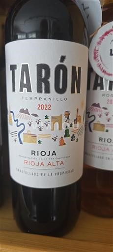 La Rioja rioja Tarón Tempranillo 2022