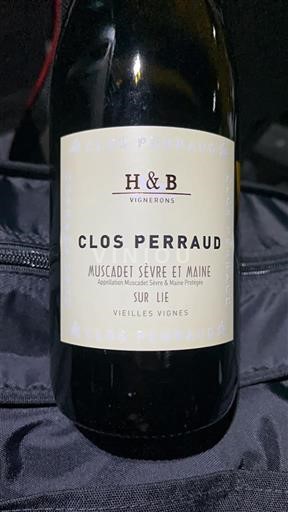 Thung lũng sông Loire Muscadet Sèvre et Maine H & B Vignerons Clos Perraud 2022