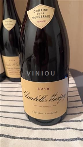 Borgoña Chambolle-Musigny Domaine La Vougeraie 2018