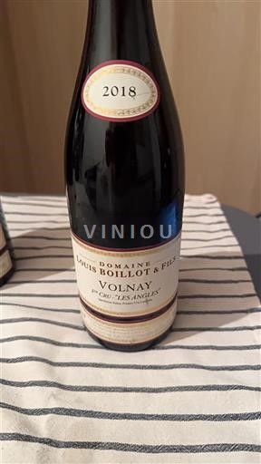 Bourgogne Volnay Premier Cru Louis Boillot & Fils Les Angles 2018