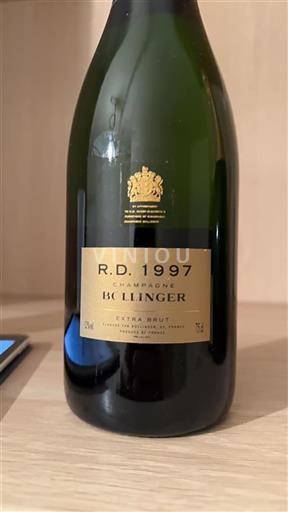 Champagne Bollinger R.D. 1997
