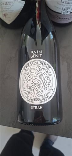 Alpes e regiões Ródano Colinas Ródanas Cave Saint-Désirat Pain Bénit Não Sazonado