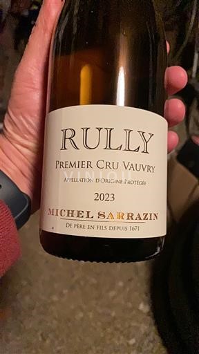 Borgoña Rully Premier Cru Michel Sarrazin Premier Cru Vauvry 2023