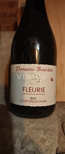 Beaujolais Fleurie Bourdon Vieilles Vignes 2013