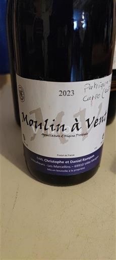 Beaujolais Moulin-à-vent EARL Christophe et Daniel Rampon 2023