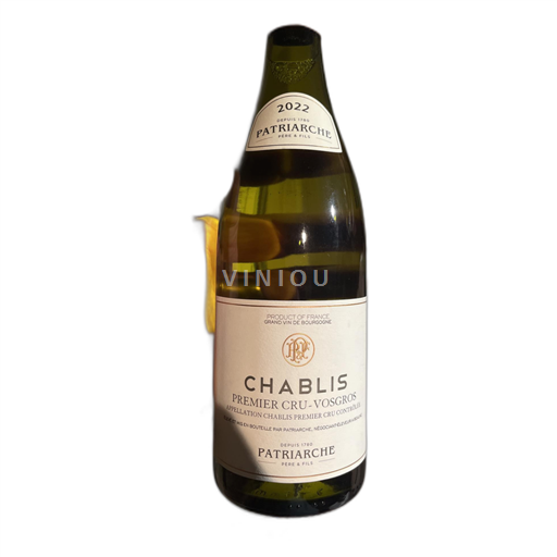 Burgundsko Chablis Premier Cru Vosgros 2022
