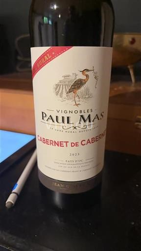 Languedoc và Roussillon Vùng đất Oc Paul Mas Cabernet de Cabernet 2023