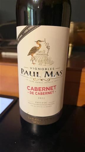 Languedoc và Roussillon Vùng đất Oc Vignobles Paul Mas Cabernet de Cabernet 2022
