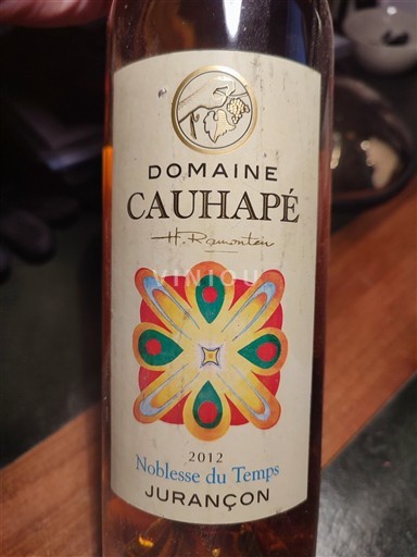 Sud-Ouest Jurançon Domaine Cauhapé Noblesse du Temps 2012